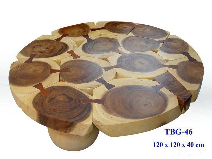 Acacia/Teak Furniture, Mango Crafts Mango Crafts Salas de estilo rústico Mesas de centro y auxiliares