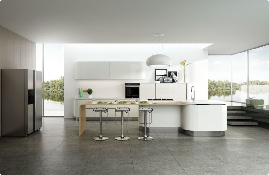 Modello ASIA, Diemme Cucine Diemme Cucine Nhà bếp phong cách hiện đại