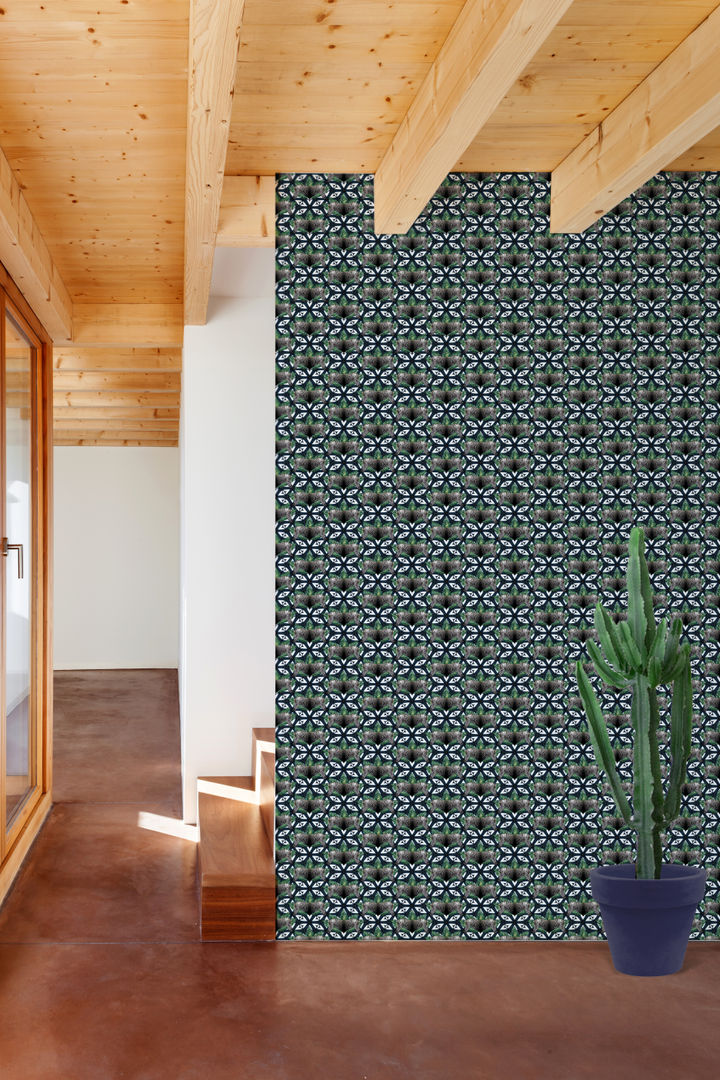 Papiers peints personnalisables, MUES design MUES design Tropical style walls & floors Wallpaper