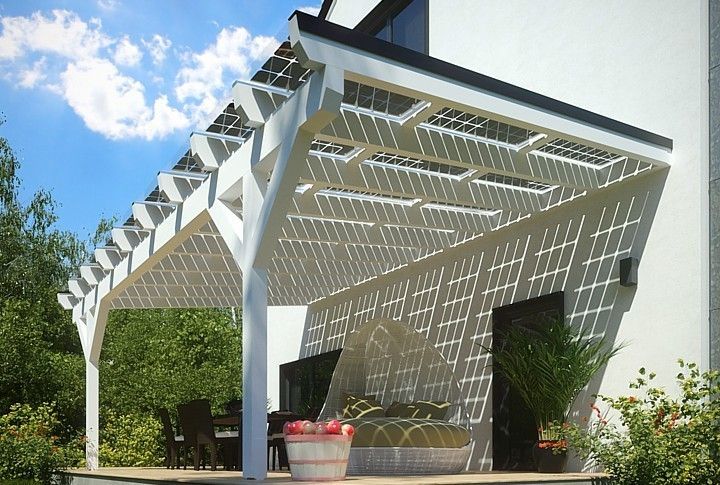 Solar-Glas-Terrassenüberdachung, Solarterrassen & Carportwerk GmbH Solarterrassen & Carportwerk GmbH Modern terrace Accessories & decoration