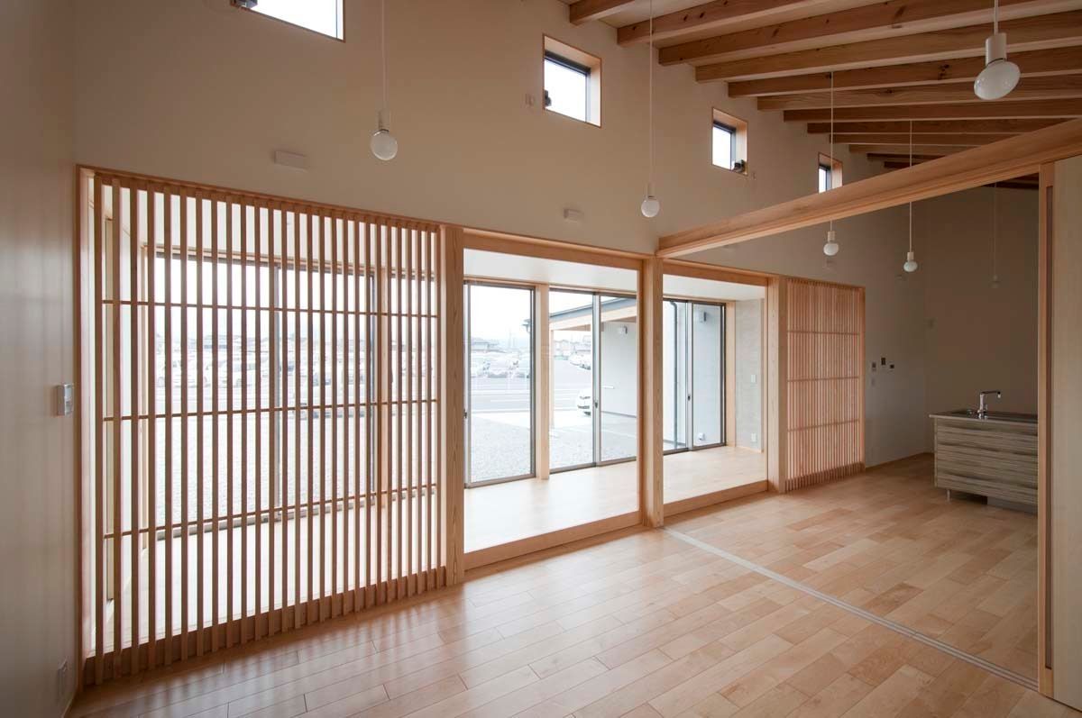 リビング 家山真建築研究室 Makoto Ieyama Architect Office オリジナルデザインの リビング