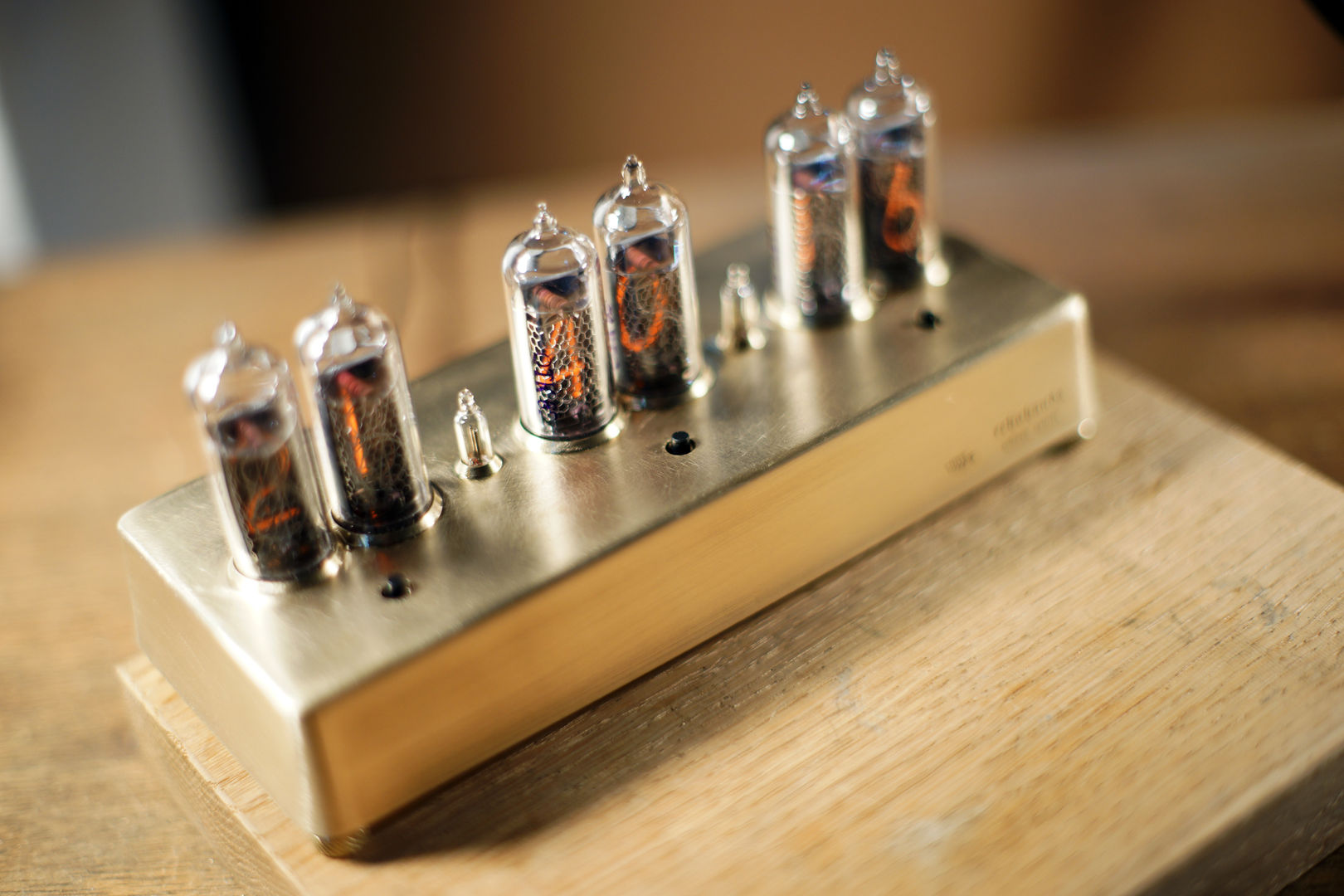 nixie tube clock / brass ver. 에코핸즈 인더스트리얼 서재 / 사무실 악세사리 & 장식