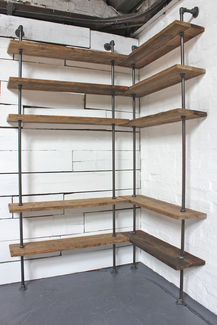 homify Industrial style study/office Cupboards & shelving