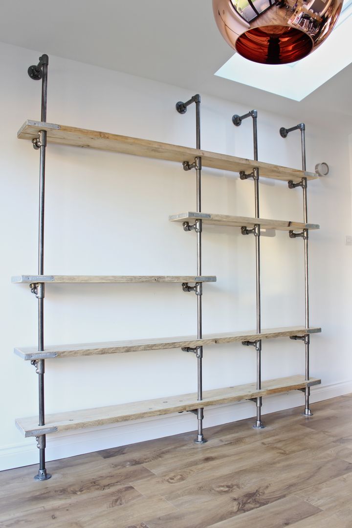 homify Phòng khách phong cách Bắc Âu Shelves