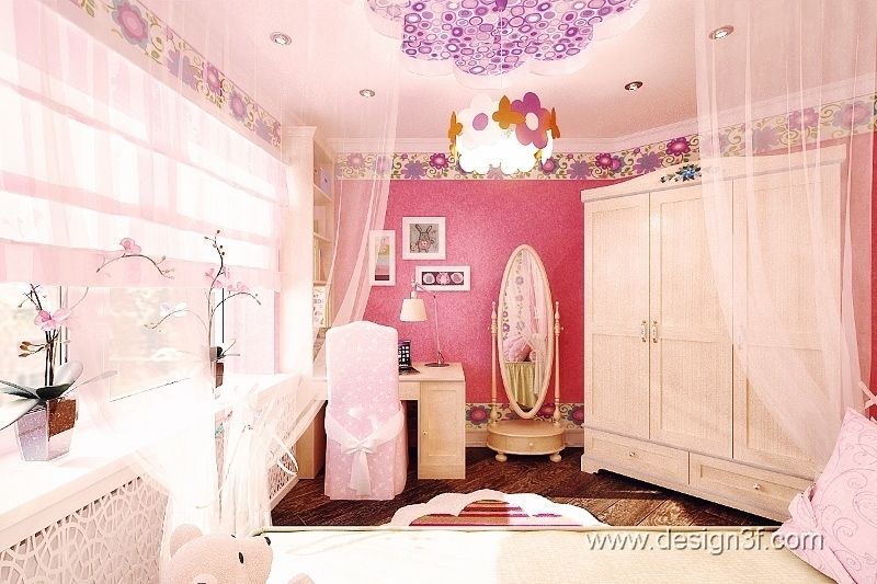 Квартира 78 м2, г. Минск, студия Design3F студия Design3F Nursery/kid’s room