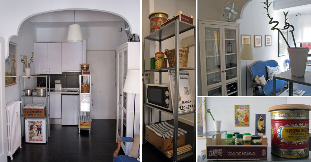 Apartamento en Chamberí, Madrid, CarlosSobrinoArquitecto CarlosSobrinoArquitecto オリジナルデザインの キッチン