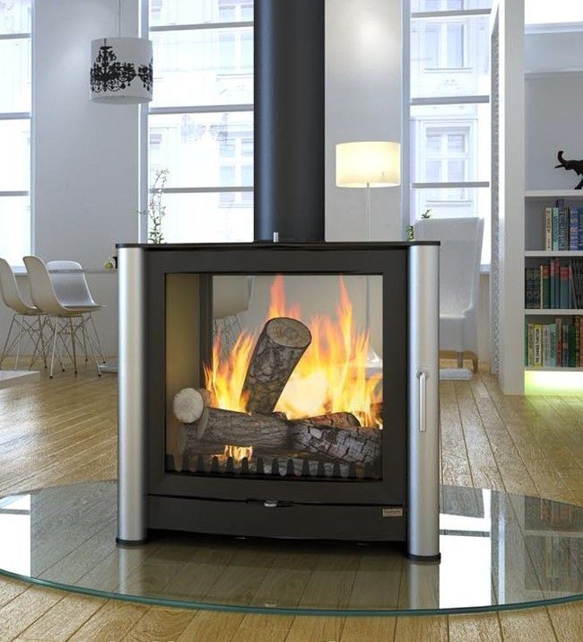 Firebelly FB3 Double Sided Woodburning Stove Direct Stoves غرفة المعيشة ديكورات مدفأة الحطب