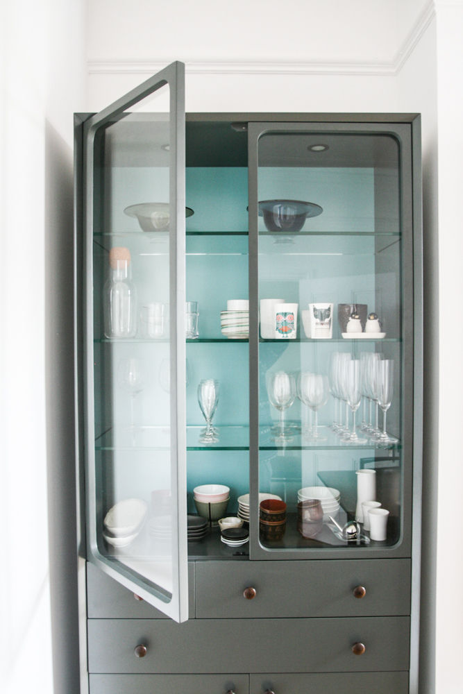 Bespoke Freestanding Display Cabinet, GO GO ห้องทานข้าว ตู้เก็บของ