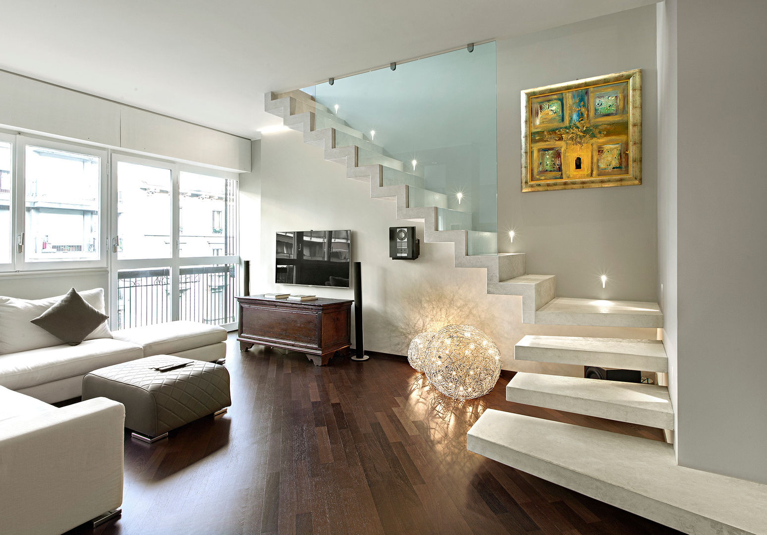 Casa Shimano (Milano), studiodonizelli studiodonizelli Modern Living Room
