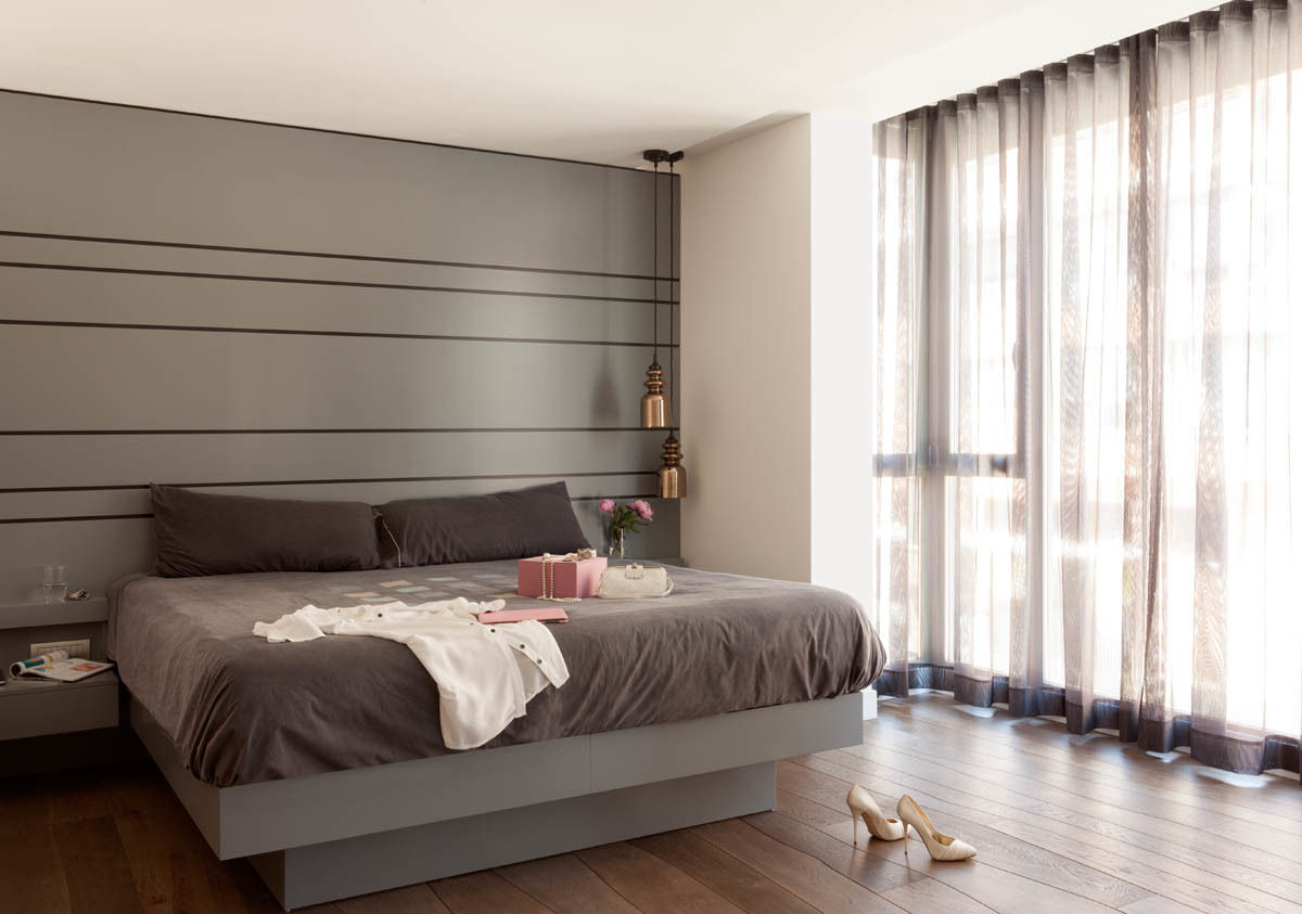 VIVIENDA EN AVD DE LOS ANDES, ESTER SANCHEZ LASTRA ESTER SANCHEZ LASTRA Modern style bedroom