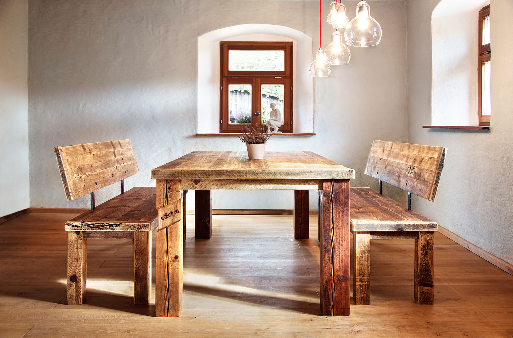 dining set, edictum - UNIKAT MOBILIAR edictum - UNIKAT MOBILIAR Rustic style dining room