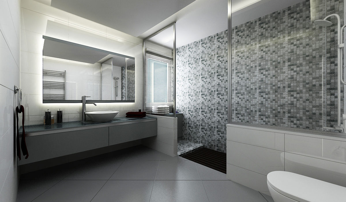 E.K. EVİ, Niyazi Özçakar İç Mimarlık Niyazi Özçakar İç Mimarlık Modern bathroom