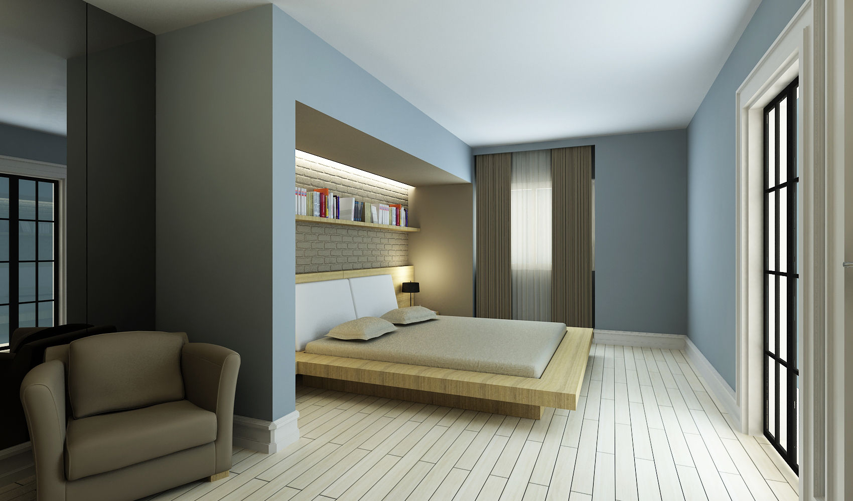 M.A. EVİ, Niyazi Özçakar İç Mimarlık Niyazi Özçakar İç Mimarlık Modern style bedroom