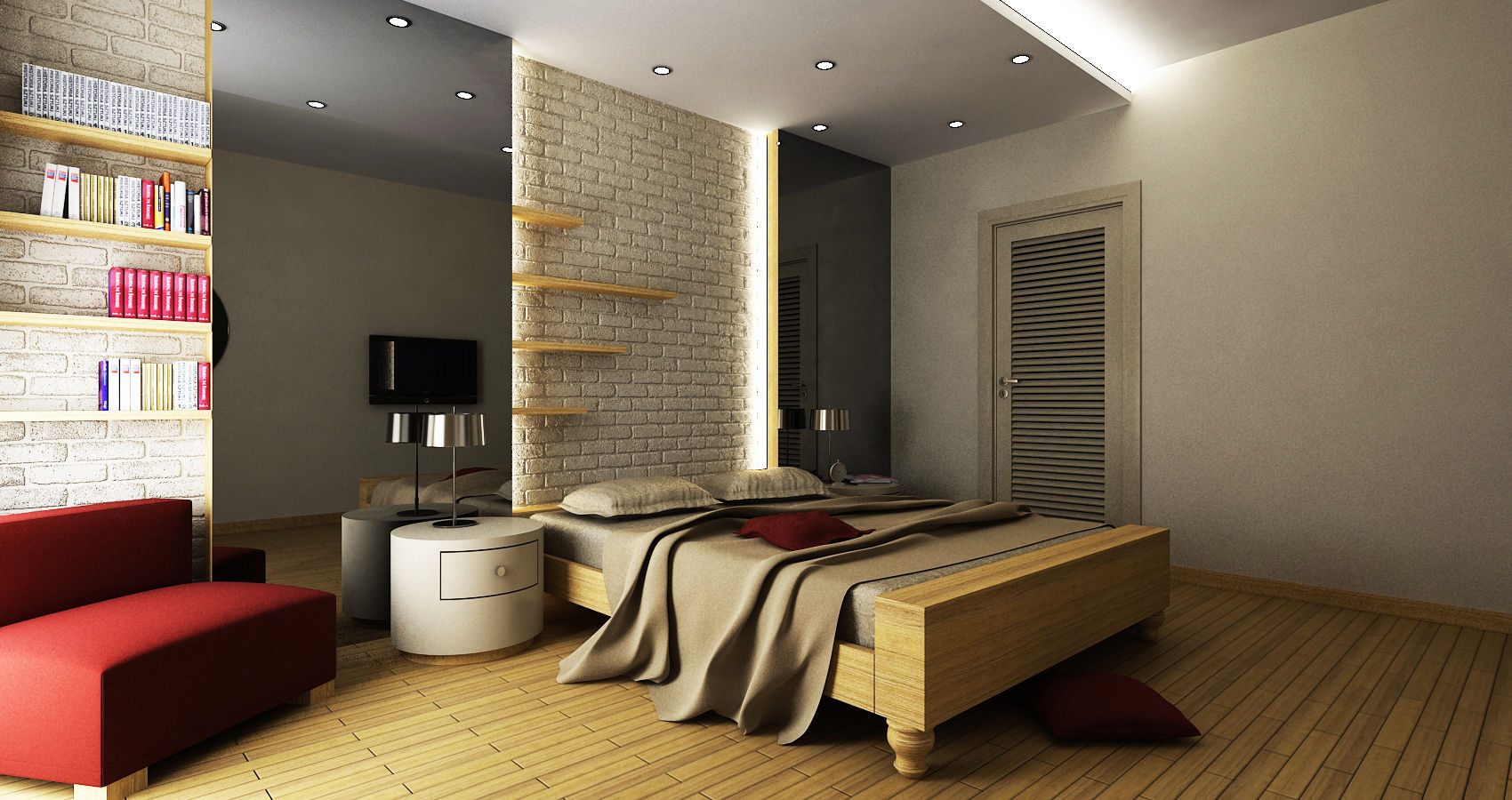 E.E. EVİ, Niyazi Özçakar İç Mimarlık Niyazi Özçakar İç Mimarlık Modern style bedroom