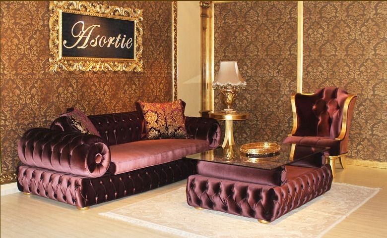 GİRNE KOLTUK TAKIMI, Asortie Mobilya Dekorasyon Aş. Asortie Mobilya Dekorasyon Aş. Salas de estilo clásico Accesorios y decoración