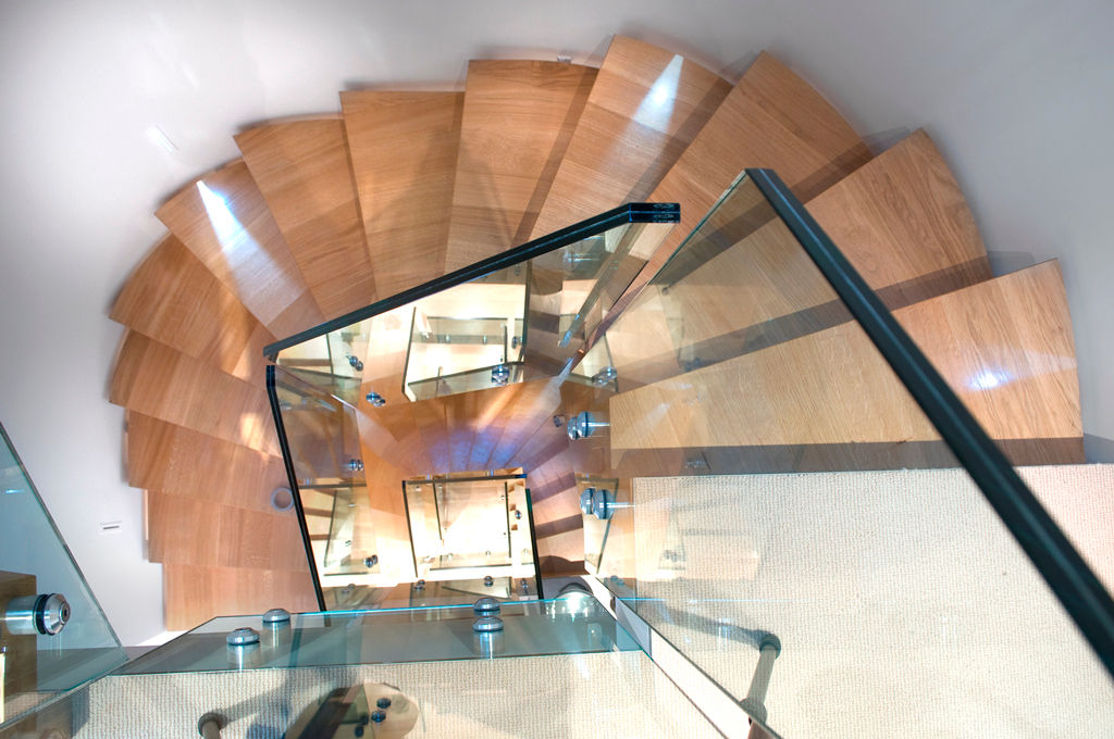 Block staircase - Solid French Oak Smet UK - Staircases Escadas Escadas