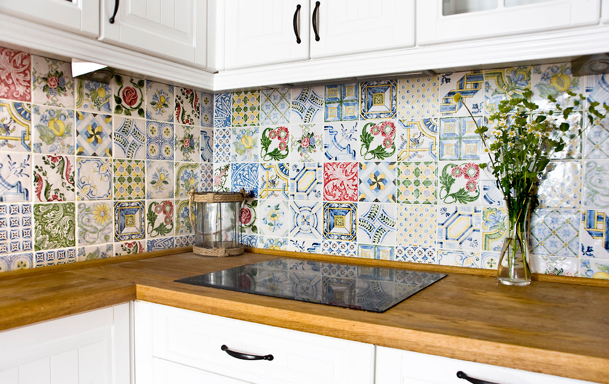 Mieszkanie letnie., Miśkiewicz Design Miśkiewicz Design Mediterranean style kitchen