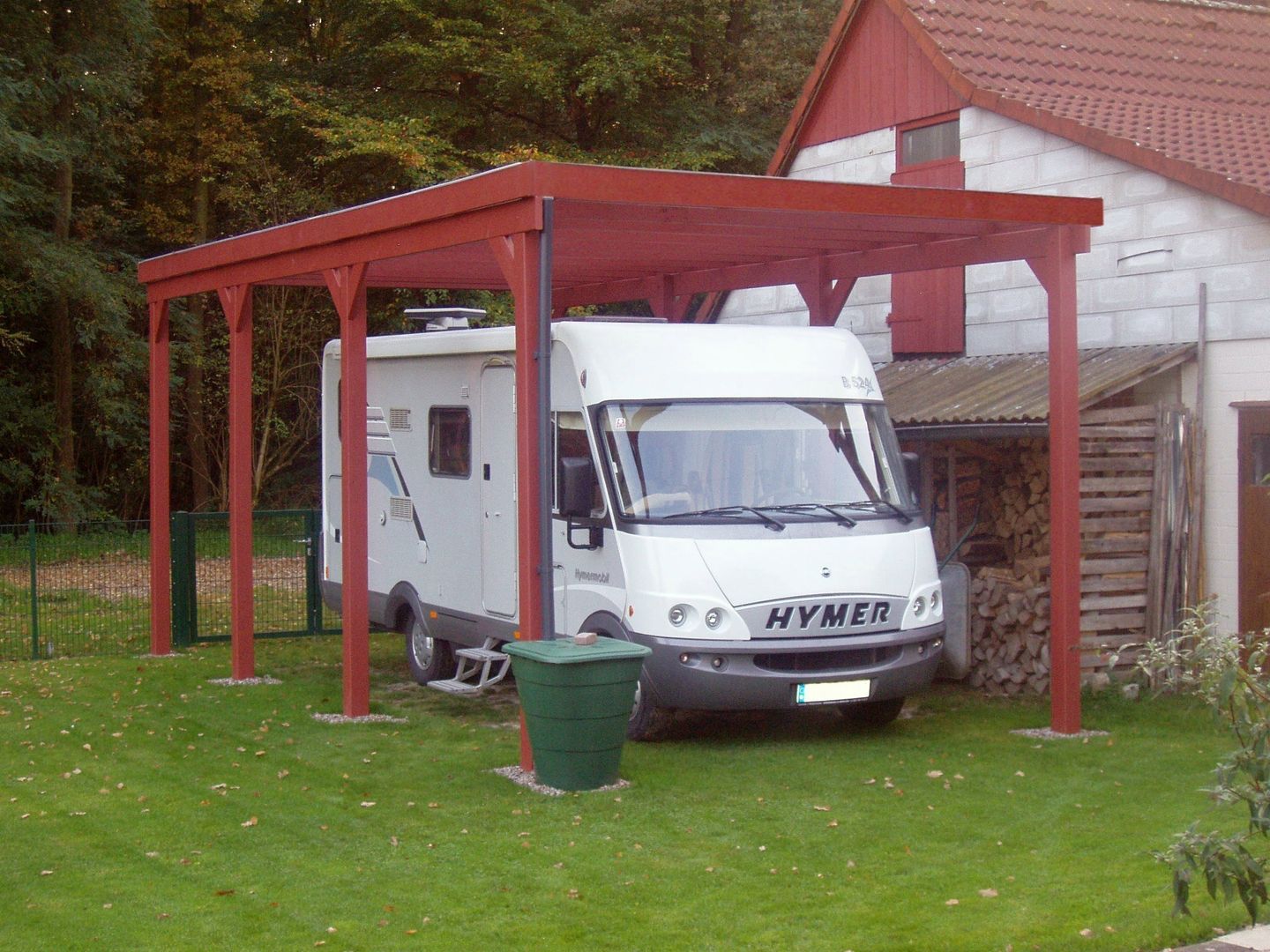 Carport-Discount.de - günstige Holzcarports als Bausatz online konfigurieren, Deutsche Carportfabrik GmbH & Co. KG Deutsche Carportfabrik GmbH & Co. KG 車庫/遮陽棚 倉庫/儲藏間