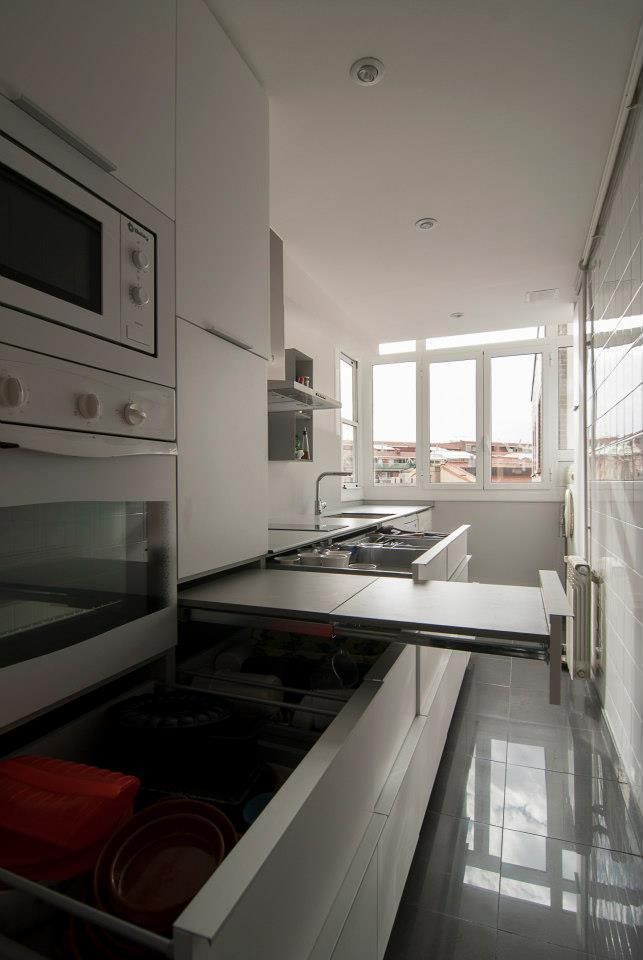 Cocina en blanco, Trestrastos Trestrastos مطبخ