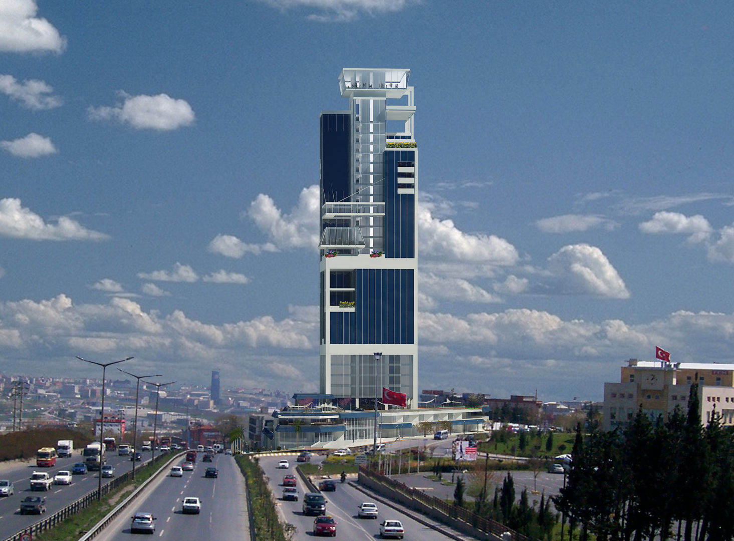 Skyport, Metin Hepgüler Metin Hepgüler พื้นที่เชิงพาณิชย์ อาคารสำนักงาน ร้านค้า