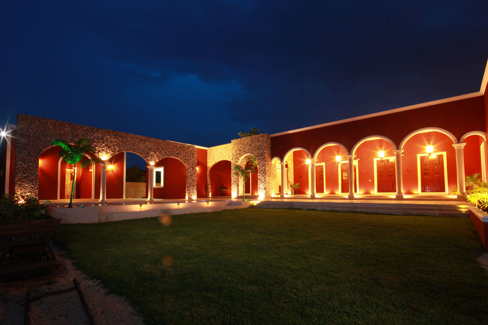 Hacienda Chaká, Arturo Campos Arquitectos Arturo Campos Arquitectos 컨트리스타일 정원