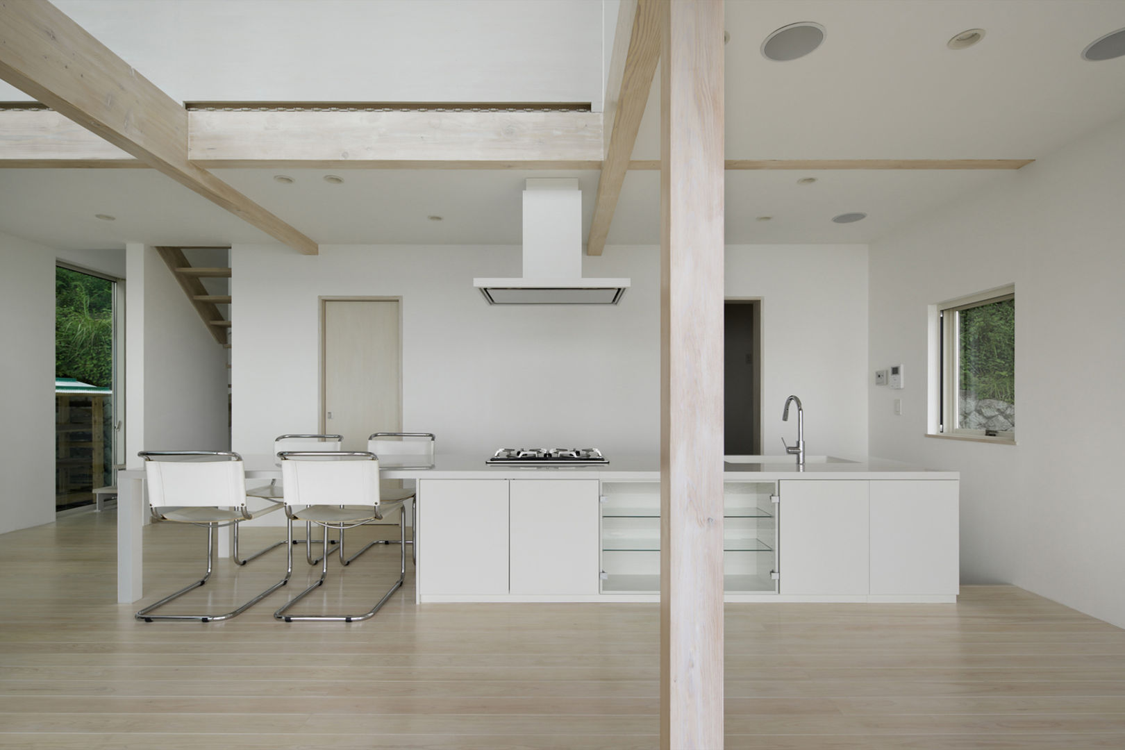 028熱海伊豆山Yさんの家, atelier137 ARCHITECTURAL DESIGN OFFICE atelier137 ARCHITECTURAL DESIGN OFFICE Modern style kitchen MDF