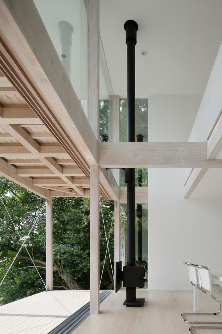 028熱海伊豆山Yさんの家, atelier137 ARCHITECTURAL DESIGN OFFICE atelier137 ARCHITECTURAL DESIGN OFFICE Phòng khách Gỗ Wood effect