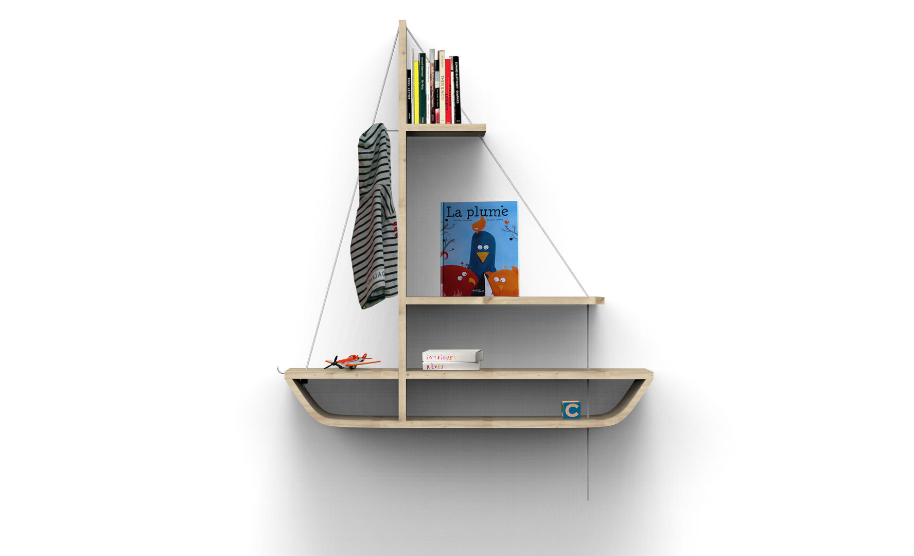 Shelf / Captain kids , Olivier Hamy designer Olivier Hamy designer Habitaciones para niños de estilo ecléctico Almacenamiento