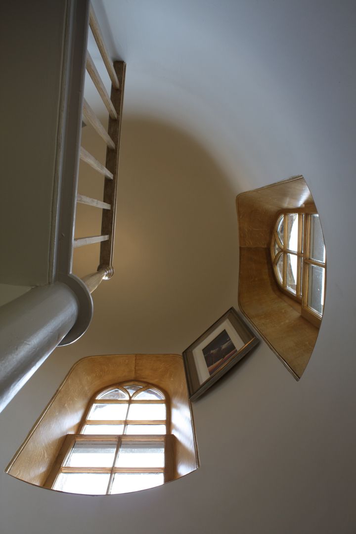 Interior of Stair Tower Architects Scotland Ltd مساحات تجارية فنادق