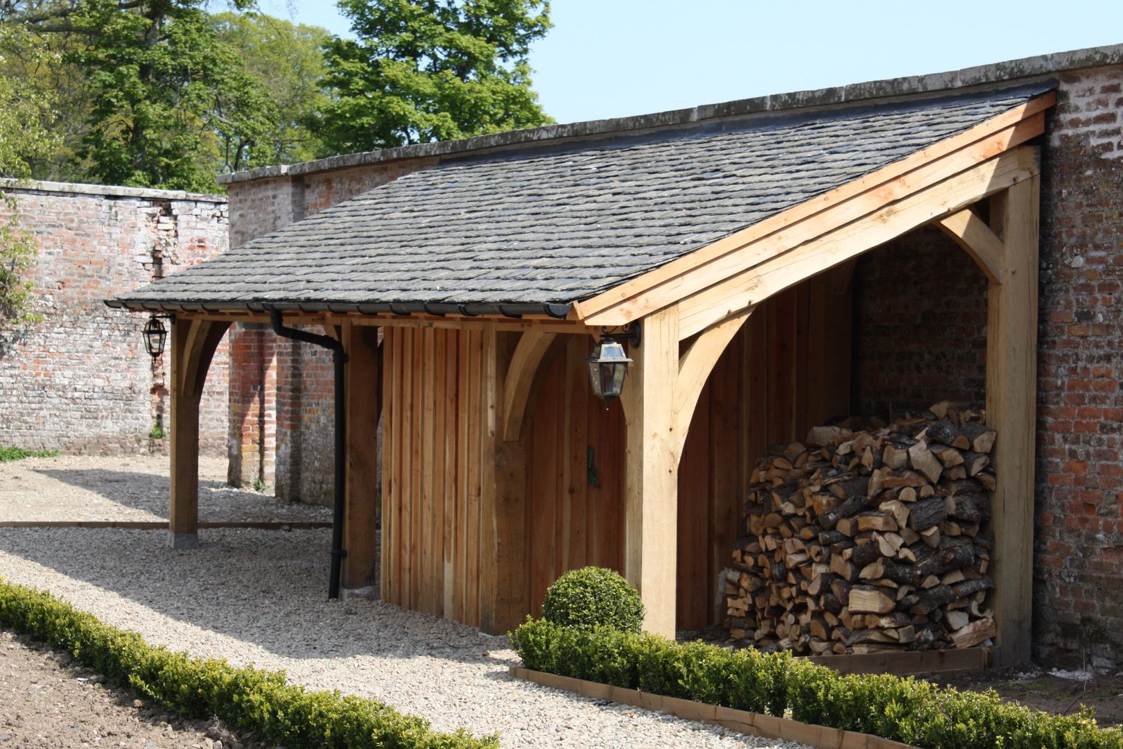 Oak Framed Lean-too Architects Scotland Ltd Espacios comerciales Hoteles