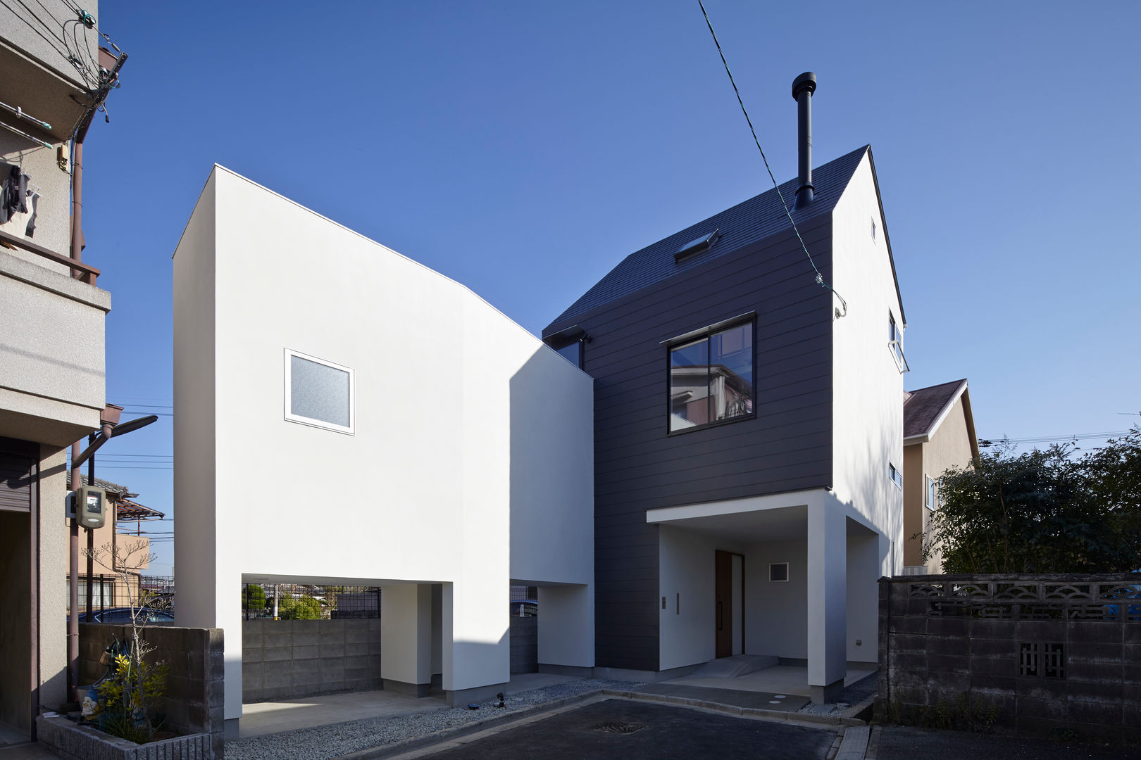 島本町の家, 松本建築事務所／MA2 ARCHITECTS 松本建築事務所／MA2 ARCHITECTS Будинки