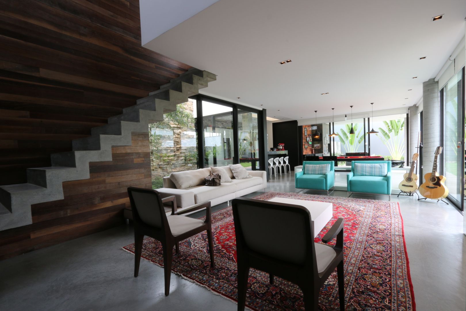 ZAAV-Casa-Interiores-1342, ZAAV Arquitetura ZAAV Arquitetura ห้องนั่งเล่น