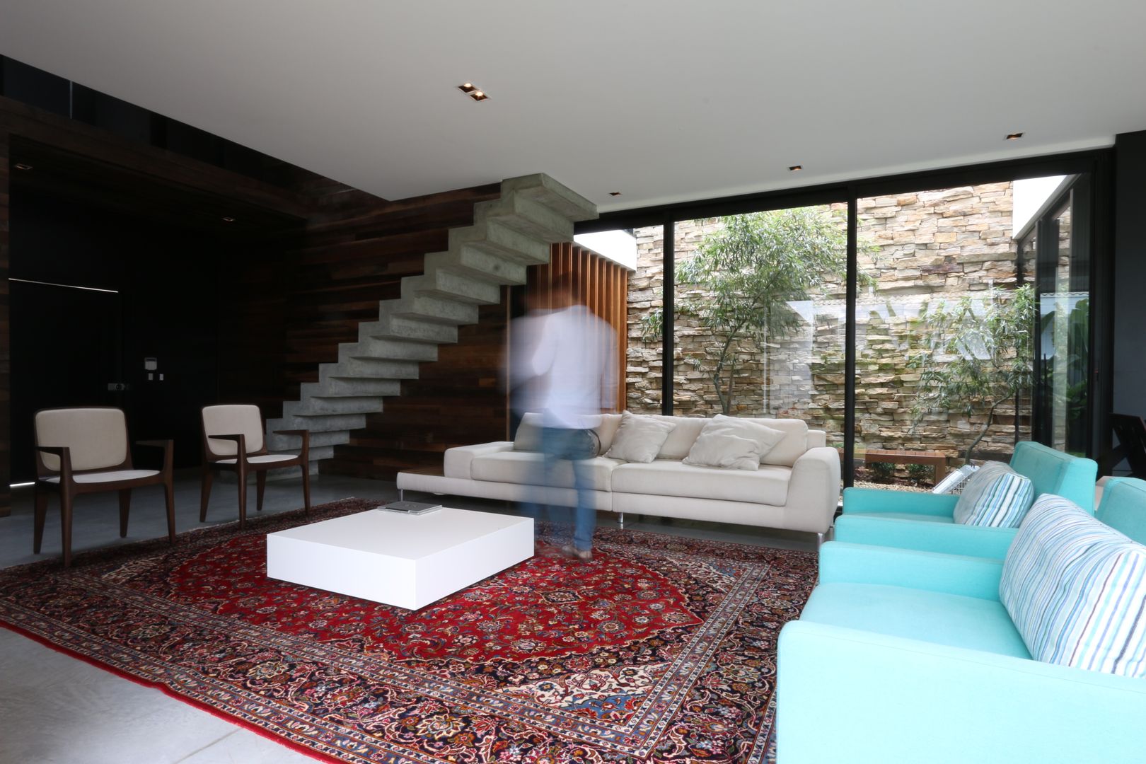 ZAAV-Casa-Interiores-1342, ZAAV Arquitetura ZAAV Arquitetura Minimalist living room