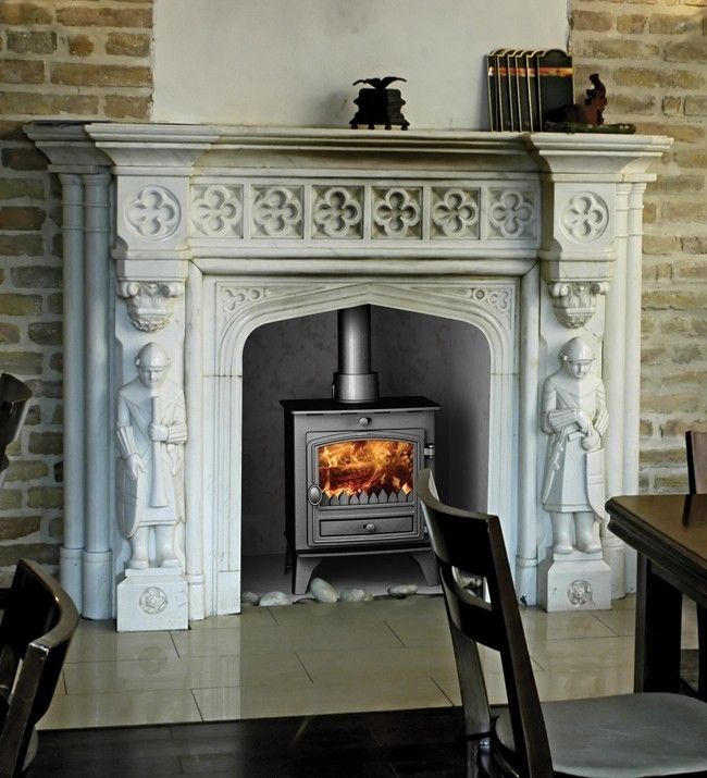 Hunter Compact 5 DEFRA Approved Multi Fuel Stove Direct Stoves غرفة المعيشة Fireplaces & accessories