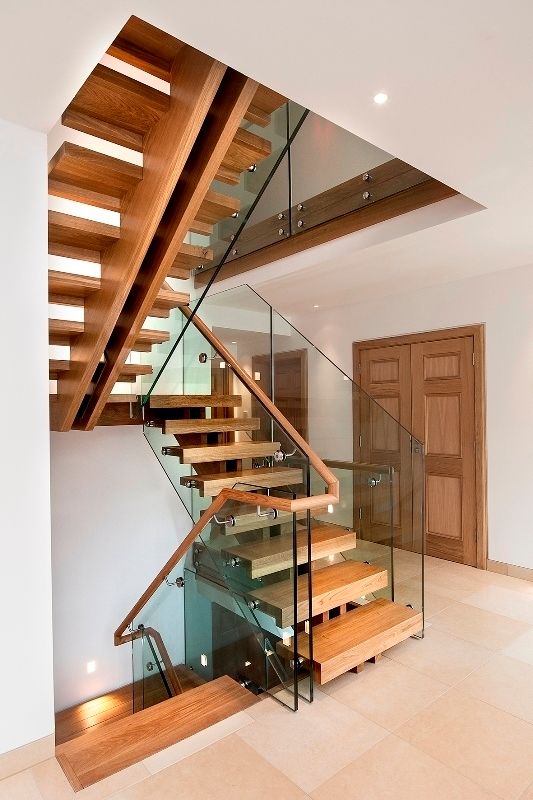 Double central spine staircase Smet UK - Staircases Сходи Сходи