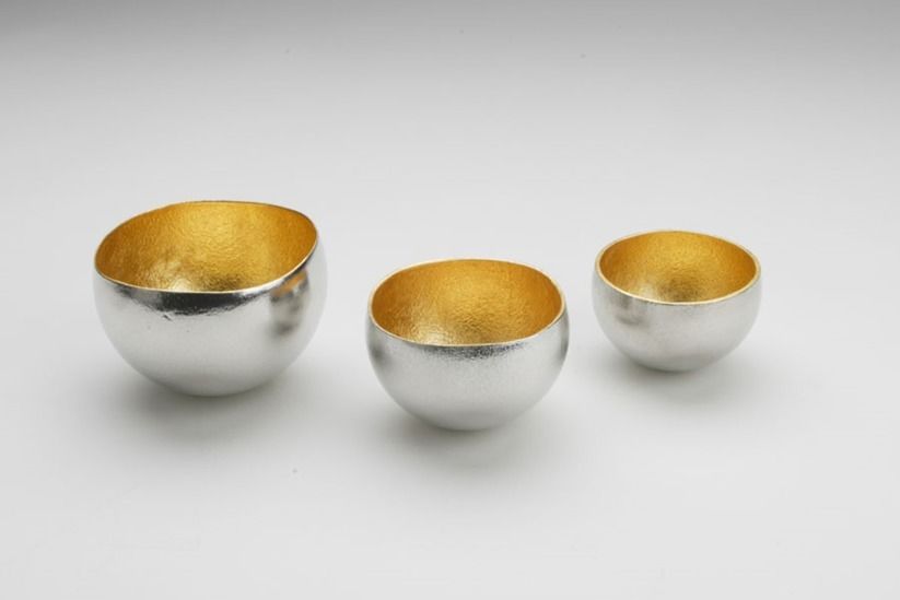 Kuzushi - Yure (A sake cup/ small bowl) Rin crossing Cocinas modernas: Ideas, imágenes y decoración Cristalería, vajilla y cubiertos