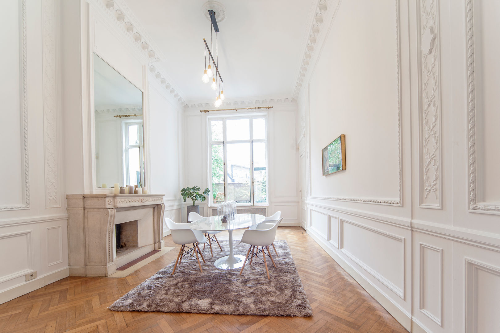 BRUSSELS HOME STAGING, edit home staging edit home staging Salas de jantar ecléticas