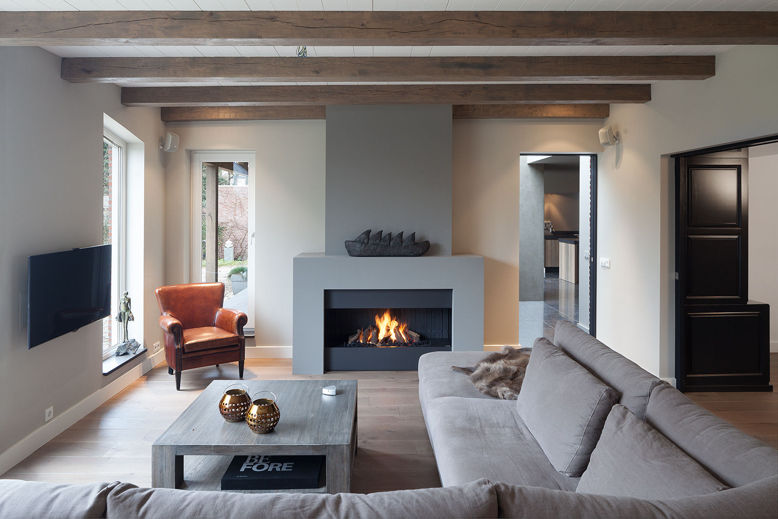 project 'Laren', Boley Boley Living room Fireplaces & accessories