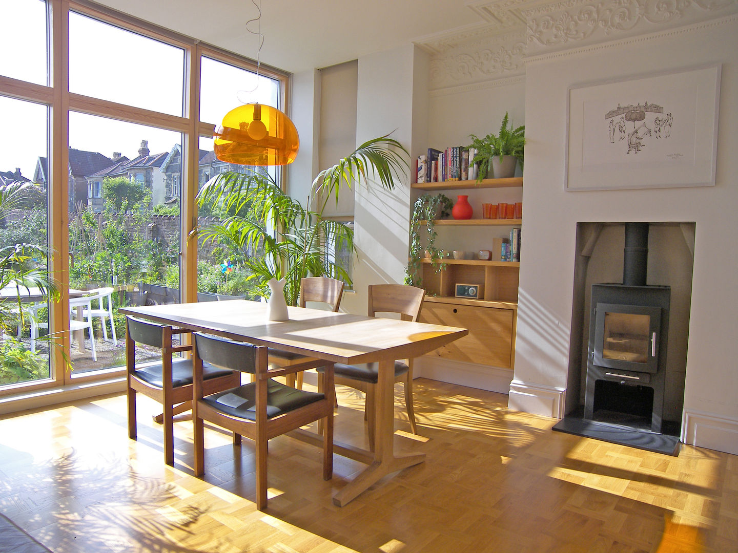 House for a mathematician in Bristol Dittrich Hudson Vasetti Architects Dining room