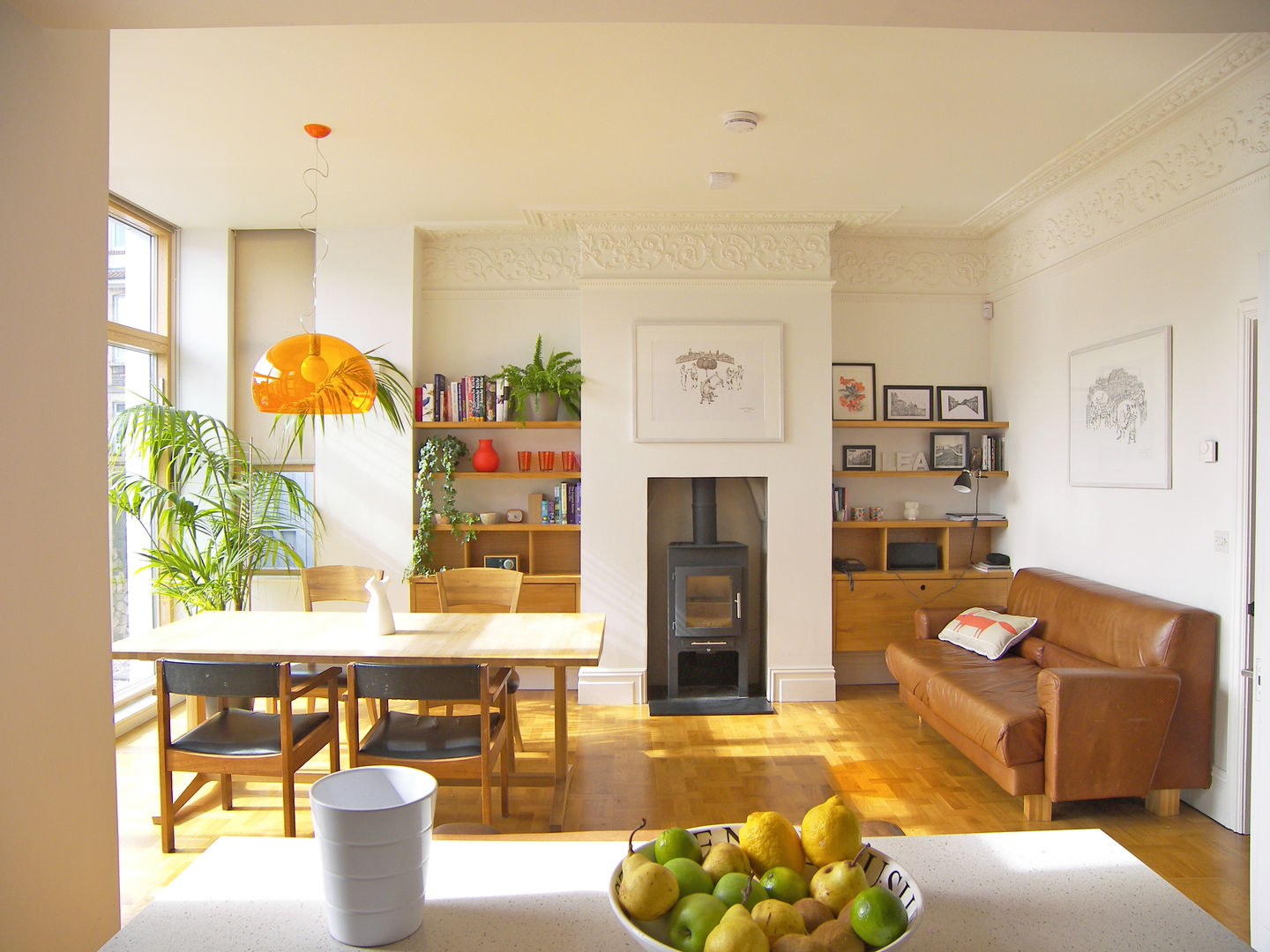 House for a mathematician in Bristol Dittrich Hudson Vasetti Architects Modern dining room