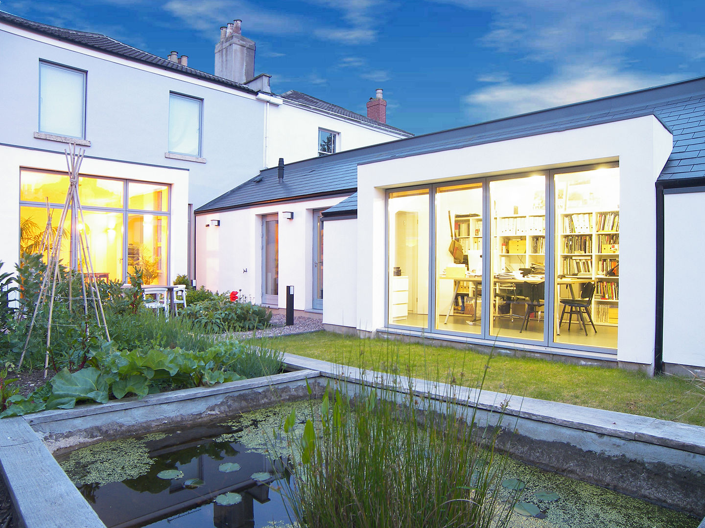 House for a mathematician in Bristol Dittrich Hudson Vasetti Architects Oficinas y bibliotecas de estilo moderno