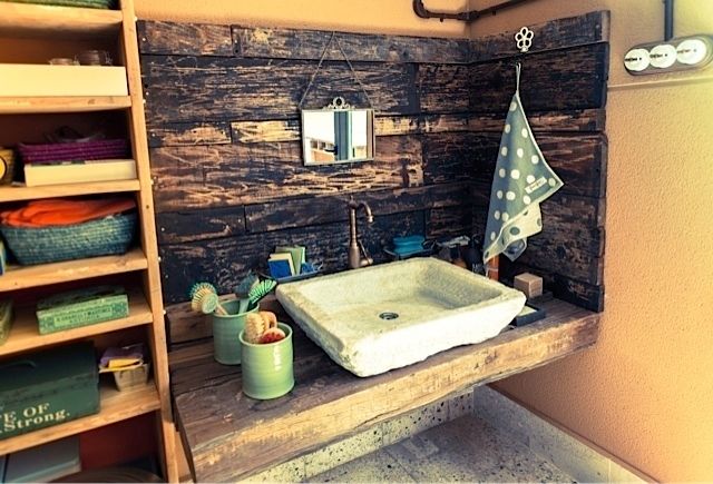 Pilas y lavabos de mármol, Anticuable.com Anticuable.com Kamar Mandi Gaya Rustic Sinks