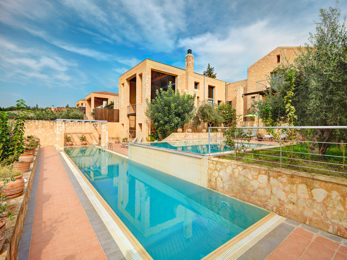 Apokoron Luxury Villas in Crete, studioReskos studioReskos مساحات تجارية فنادق