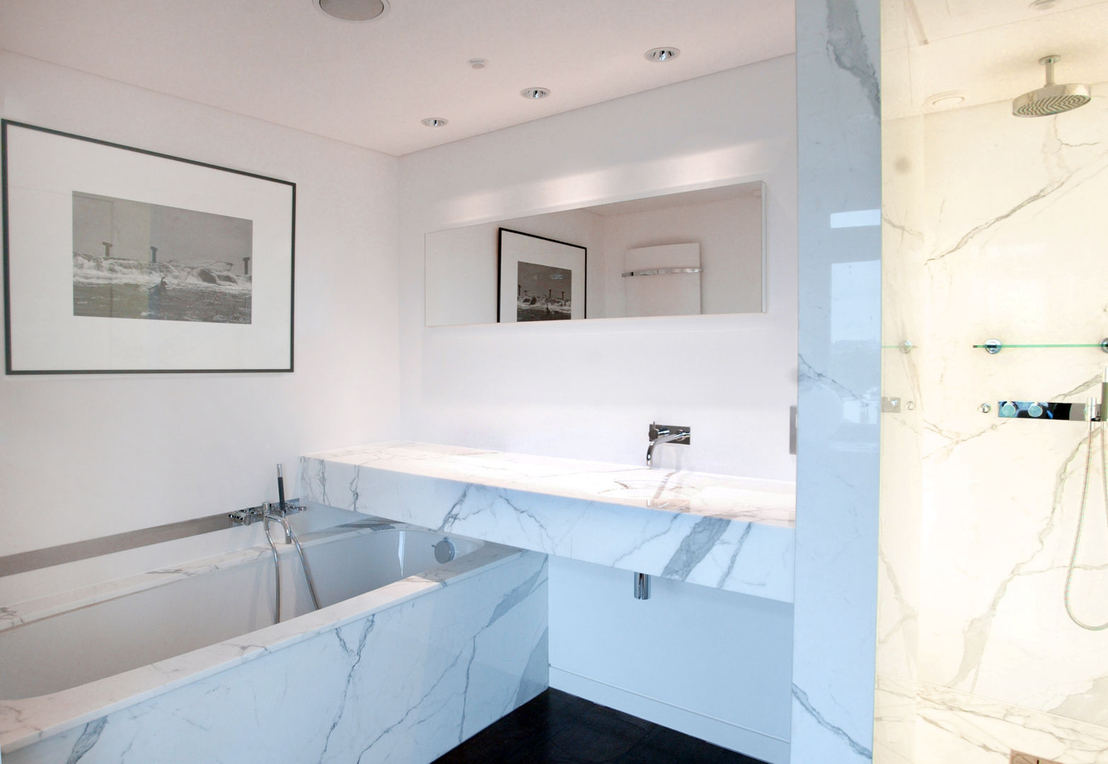 Appartement Chelsea, Atelier TO-AU Atelier TO-AU Modern style bathrooms