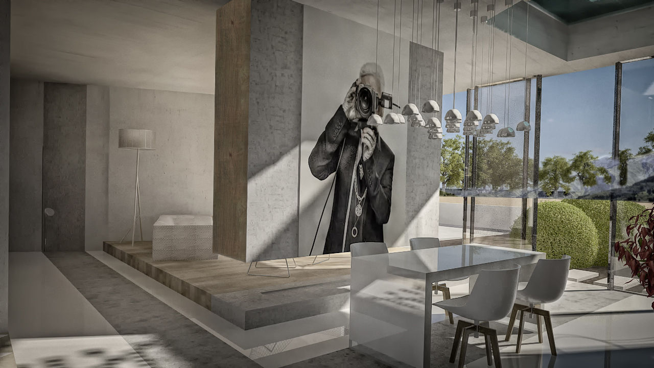 Concept house, Anastassiya Leonova Anastassiya Leonova Minimalist dining room