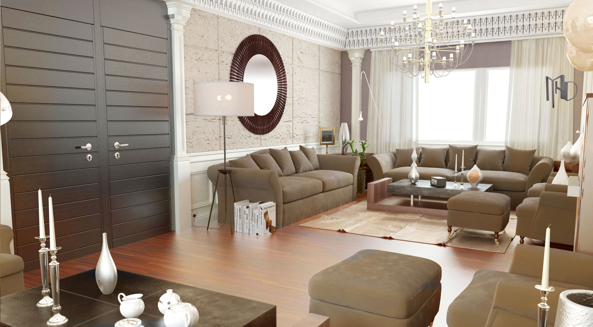 Private Villa_46, MHD Design Group MHD Design Group Modern living room
