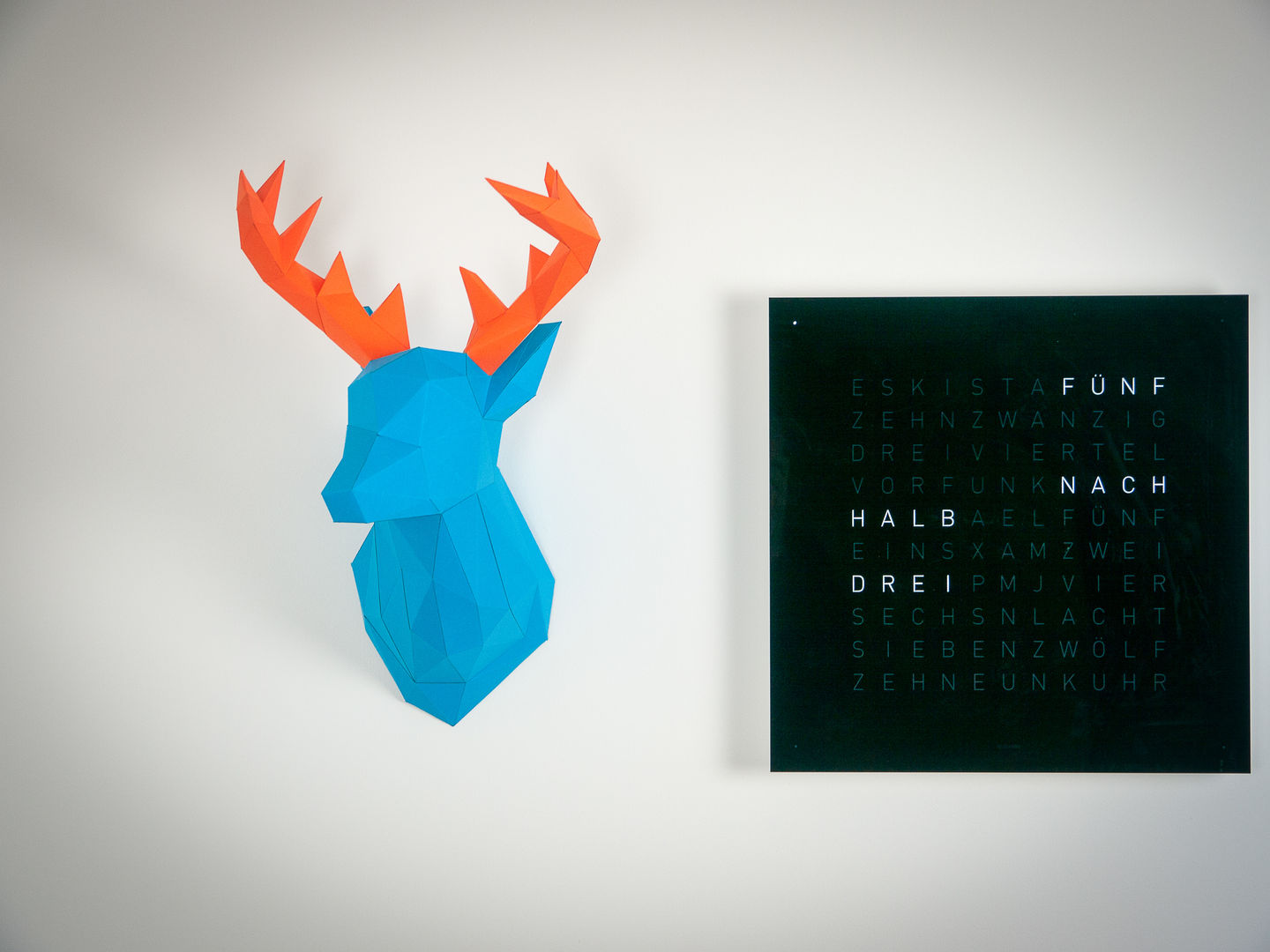 Papertrophy - Papercraft Elk Wallart, Papertrophy Papertrophy その他のスペース 彫刻