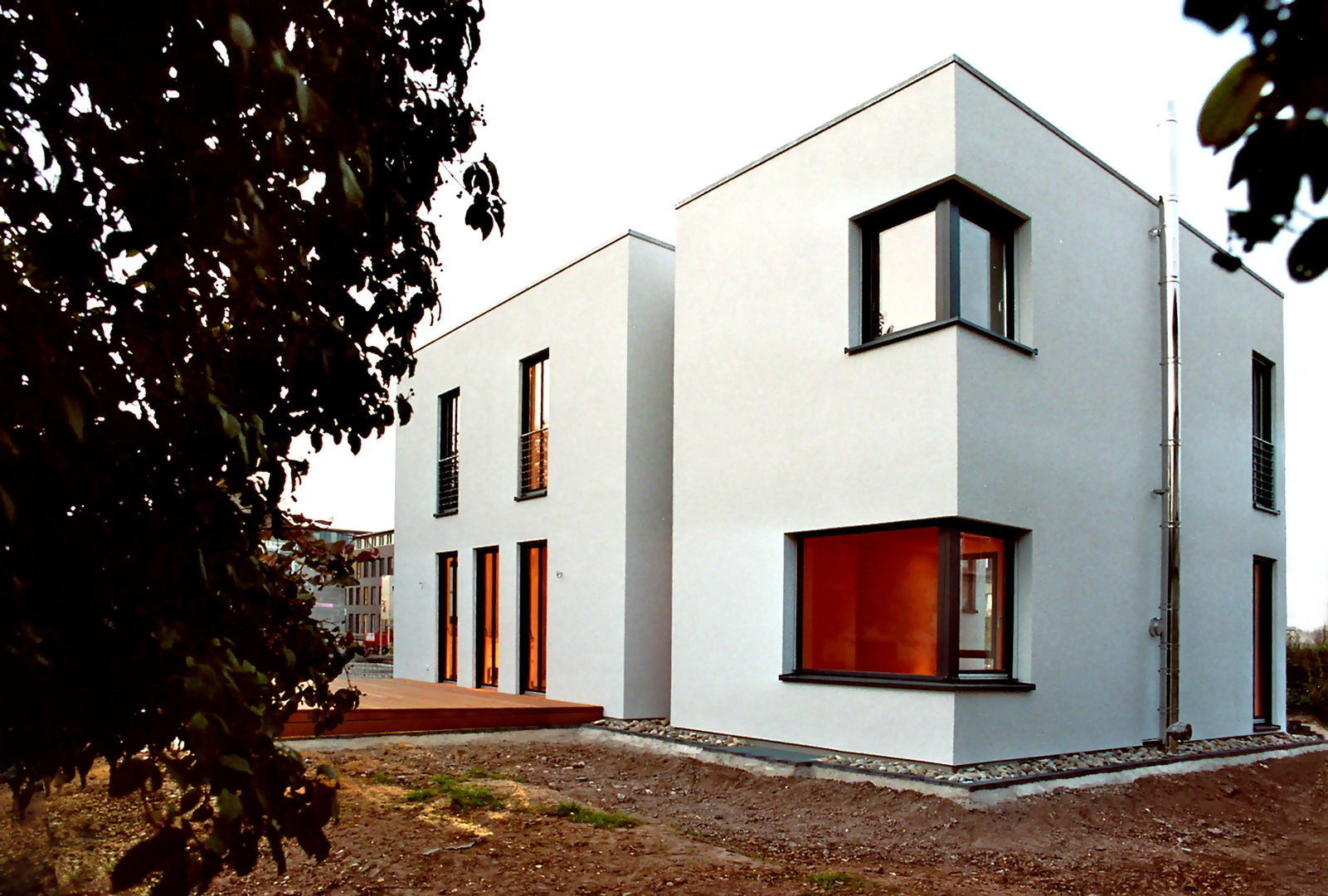 Familienhaus, waldorfplan architekten waldorfplan architekten Дома в стиле минимализм