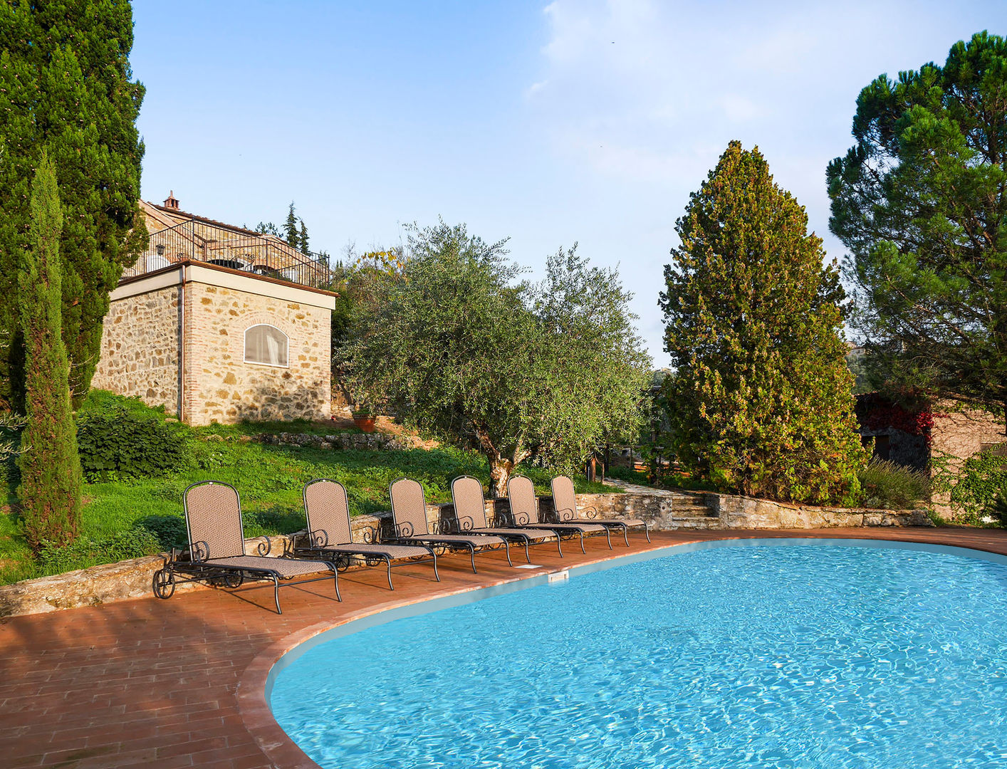 Gaiole in Chianti, Toscana, Arlene Gibbs Décor Arlene Gibbs Décor Rustic style pool