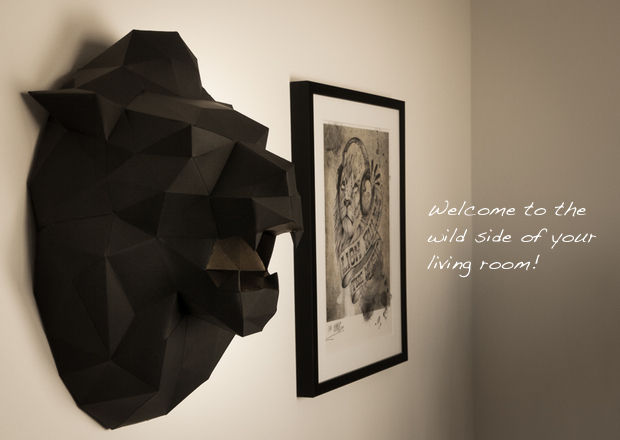 Papercraft wallart, Papertrophy Papertrophy その他のスペース 彫刻